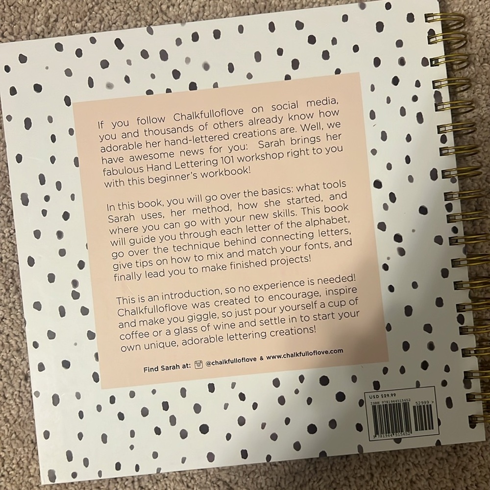 Hand Lettering 101 Book- Like New - Picture 2 of 2
